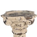 Clayre & Eef Candelabro 16x16x63 cm Beige Marrone  Poliresina