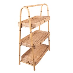 Clayre & Eef Scaffale  50x23x70 cm Marrone Rattan