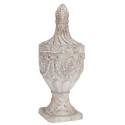 Clayre & Eef Statuetta Ø 26x63 cm Bianco Poliresina