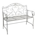 Clayre & Eef Garden Bench 103x51x94 cm Grey Iron Rectangle