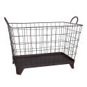 Clayre & Eef Basket 60x35x41 cm Brown Iron Rectangle