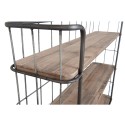 Clayre & Eef Scaffale da parete 85x20x64 cm Marrone Legno  Rettangolo