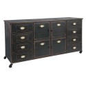 Clayre & Eef Chest of Drawers 152x44x86 cm Brown Iron Rectangle