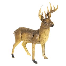 Clayre & Eef Decoration Deer 47x18x51 cm Brown Iron