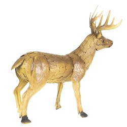 Clayre & Eef Décoration Cerf 47x18x51 cm Marron Fer