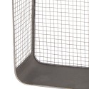 Clayre & Eef Etagère murale 28x15x57 cm Gris Fer Rectangle