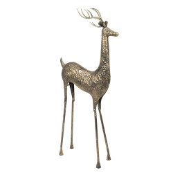 Clayre & Eef Decoration Deer 55x21x132 cm Brown Metal