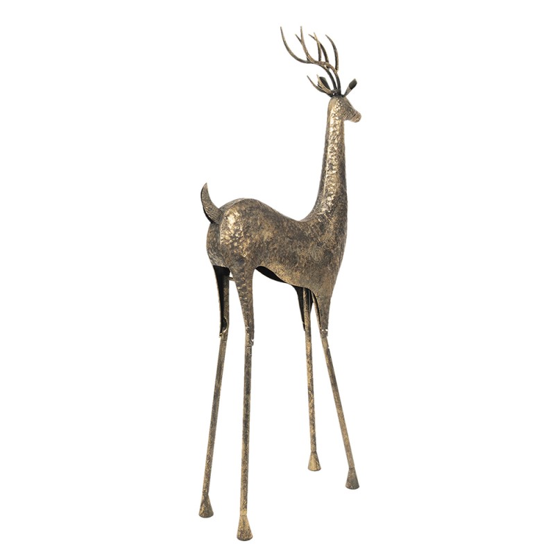 Clayre & Eef Décoration Cerf 55x21x132 cm Marron Métal