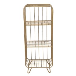 Clayre & Eef Nachttisch 37x29x90 cm Goldfarbig Eisen Rechteck