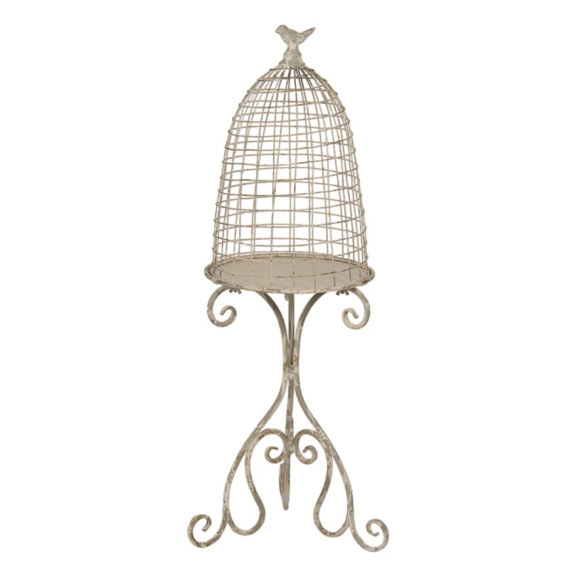 Clayre & Eef Décoration de cage 91 cm Beige Fer Rond