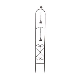 Clayre & Eef Klimplantenrek  20x7x140 cm Bruin Metaal Rechthoek