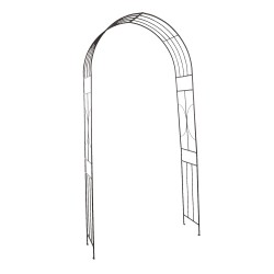 Clayre & Eef Garden Arch 123x40x243 cm Brown Metal Rectangle