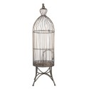 Clayre & Eef Décoration de cage 107 cm Gris Métal Rond