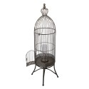 Clayre & Eef Décoration de cage 107 cm Gris Métal Rond