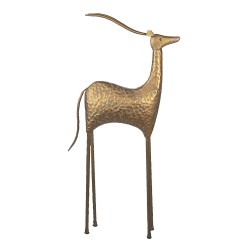 Clayre & Eef Statuetta Antilope 130 cm Color rame Metallo