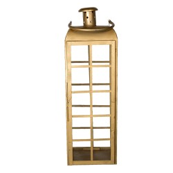 Clayre & Eef Lantern 60 cm Copper colored Iron Rectangle