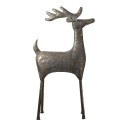 Clayre & Eef Figurine Cerf 79 cm Gris Fer