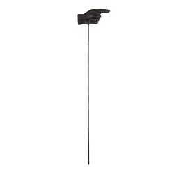 Clayre & Eef Garden Stake Hand 18x88 cm Brown Metal