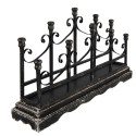 Clayre & Eef Candle holder 46 cm Black Iron