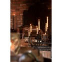 Clayre & Eef Candelabro 46 cm Nero Ferro