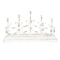 Clayre & Eef Candle holder 69x41 cm White Iron