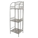 Clayre & Eef Regal 34x29x112 cm Grau Eisen