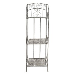 Clayre & Eef Storage Rack 34x29x112 cm Grey Iron