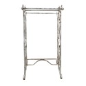 Clayre & Eef Porte-serviettes 48x36x89 cm Blanc Gris Métal