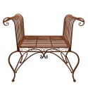 Clayre & Eef Garden Chair 76x41x71 cm Brown Iron