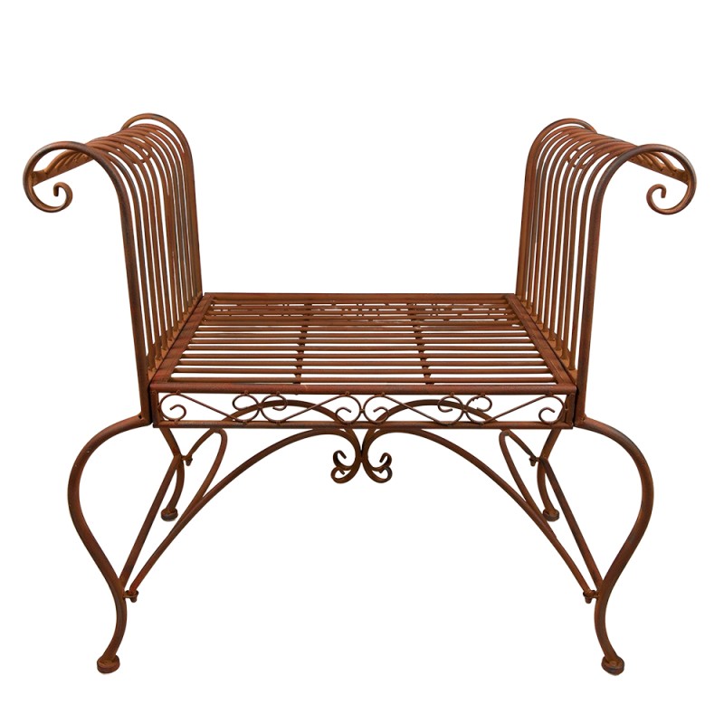 Clayre & Eef Garden Chair 76x41x71 cm Brown Iron