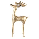 Clayre & Eef Figurine Cerf 73 cm Couleur or Métal