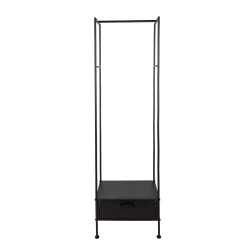 Clayre & Eef Coat Rack 48x30x170 cm Black Iron