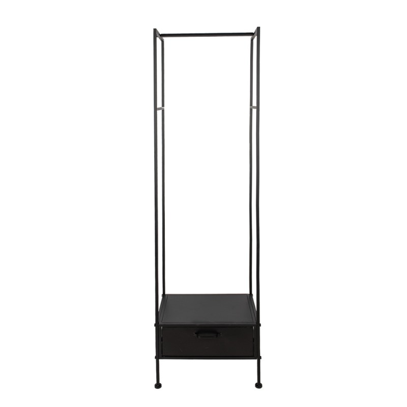 Clayre & Eef Porte-manteau 48x30x170 cm Noir Fer