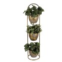 Clayre & Eef Porte-plantes 72 cm Couleur or Fer