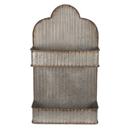 Clayre & Eef Etagère murale 70 cm Gris Métal