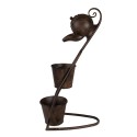 Clayre & Eef Plant Holder Teapot 32x20x62 cm Brown Iron