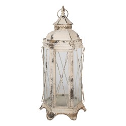 Clayre & Eef Lantern 65 cm Beige Iron