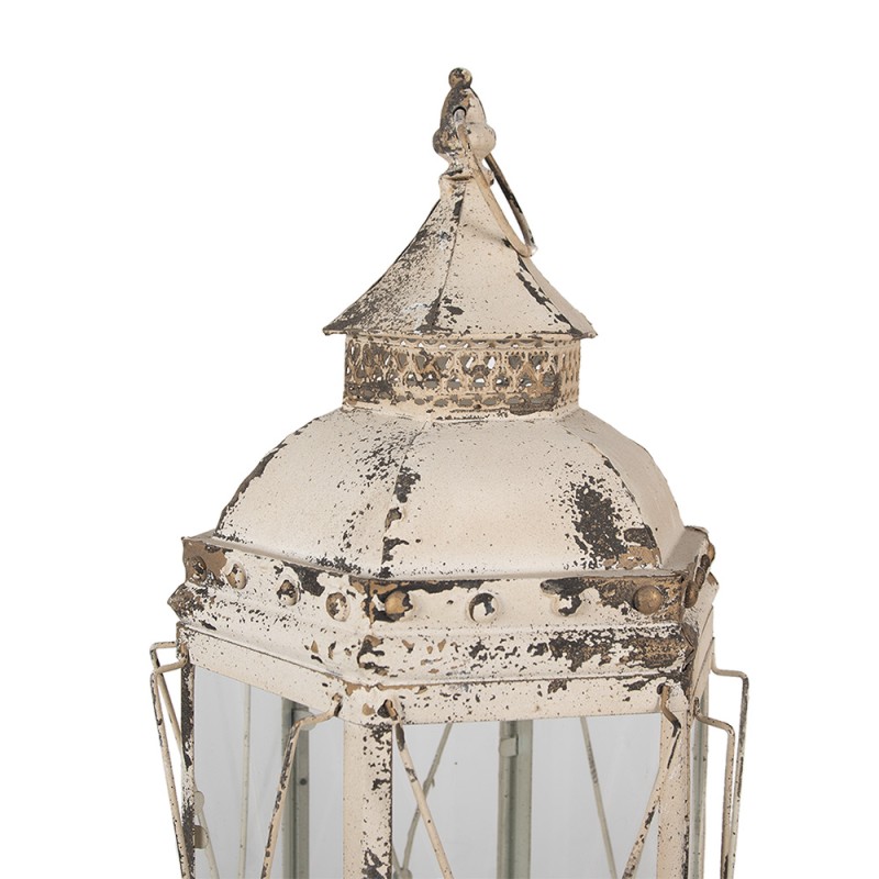 Clayre & Eef Lantern 65 cm Beige Iron