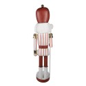 Clayre & Eef Figurine Casse-noisette 167 cm Rouge Fer