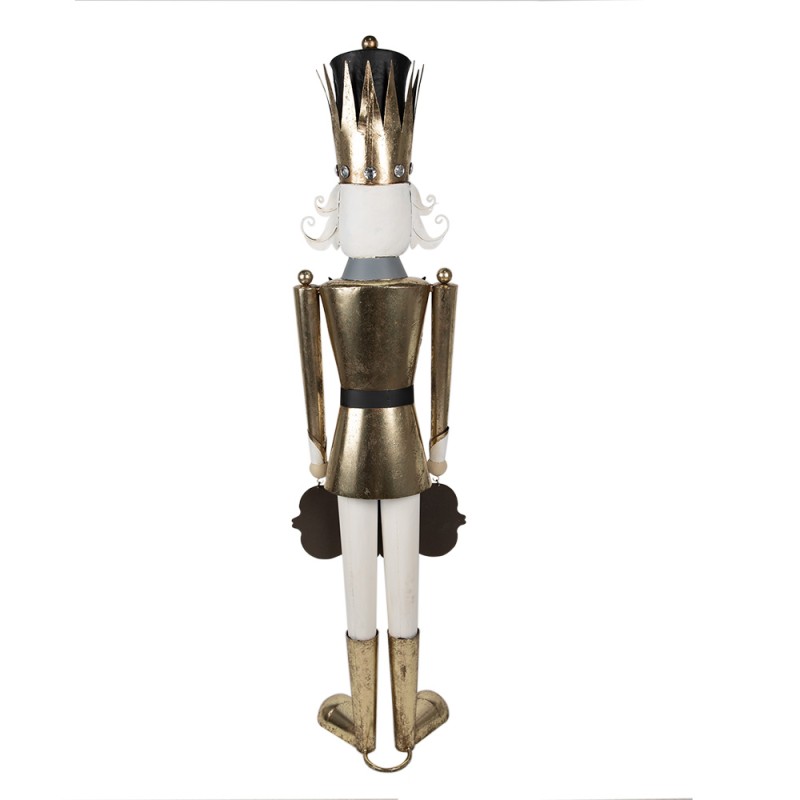 Clayre & Eef Figur Nussknacker 165 cm Goldfarbig Eisen