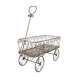 Clayre & Eef Garden Decoration 76x32x88 cm Brown Grey Metal