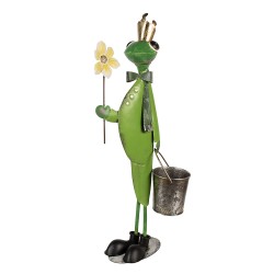 Clayre & Eef Figurine décorative Grenouille 67 cm Vert Fer