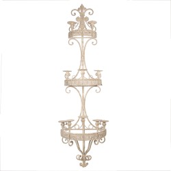 Clayre & Eef Chandelier 44x19x143 cm Beige Fer