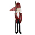 Clayre & Eef Christmas Decoration Nutcracker 69x36x179 cm Red Iron