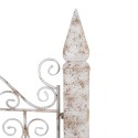 Clayre & Eef Porte de jardin 163x40x157 cm Blanc Marron Fer