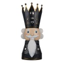 Clayre & Eef Christmas Decoration Nutcracker 68 cm Grey Iron