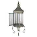 Clayre & Eef Lantern 103 cm Grey Metal Round