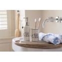 Clayre & Eef Badkamerset Set van 4  Beige Keramiek Le bain