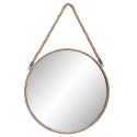 Clayre & Eef Miroir Ø 47x3 cm Gris Fer Rond