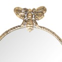 Clayre & Eef Mirror 12x27 cm Gold colored Metal Round Butterfly